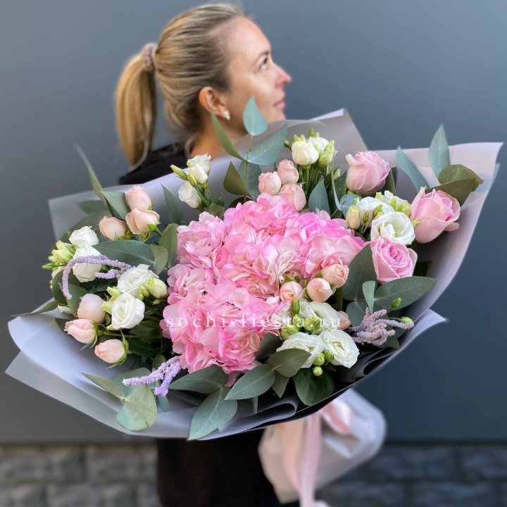 Дизайнерский букет "Кристал" в Уфе