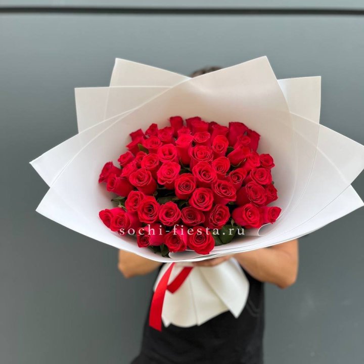 51  красная роза в Уфе