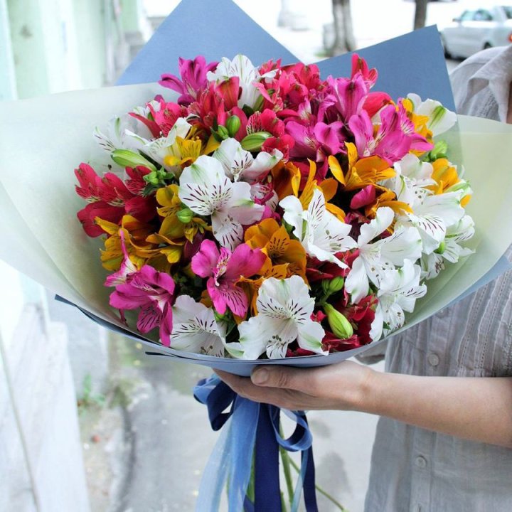 Микс альстромерий в Уфе