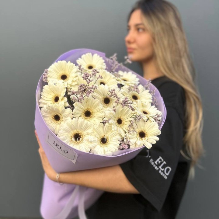 Букет голландских гербер "Лавандер" в Уфе