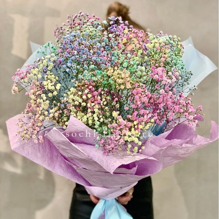 Радужные гипсофилы №2 в Уфе