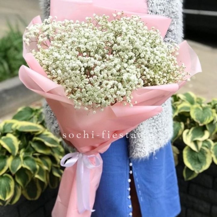 Белоснежные гипсофилы в Уфе