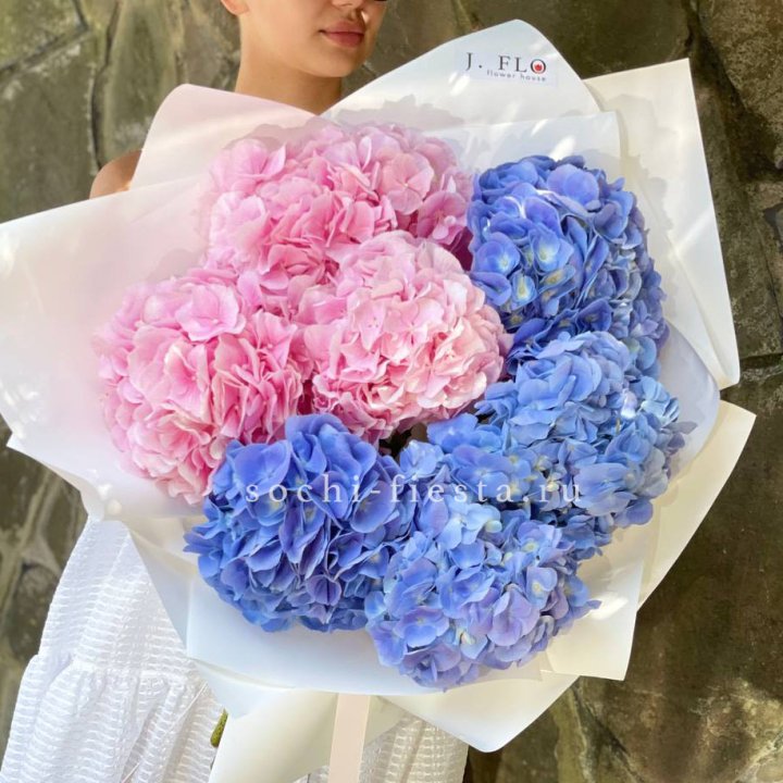Букет гортензий №1 в Уфе