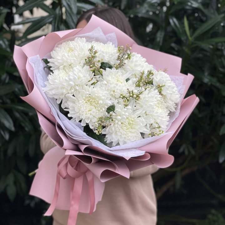 Букет хризантем №1 в Уфе