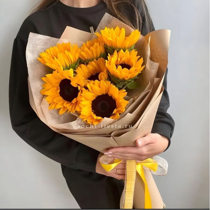 Букет из подсолнухов в Уфе