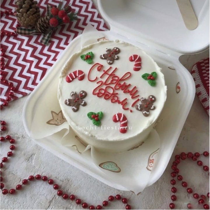 Бенто-торт "С Новым Годом!" в Уфе