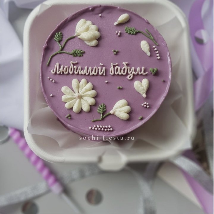 Бенто-торт "Любимой бабуле" в Уфе