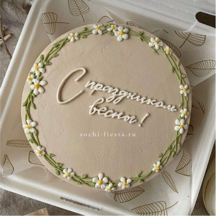 Бенто-торт "C праздником весны!"  в Уфе