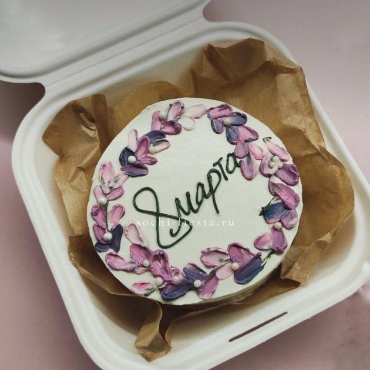 Бенто-торт "8 марта цветы"  в Уфе