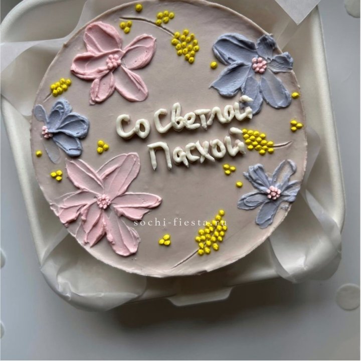 Бенто-торт "Светлой Пасхи" 3 в Уфе