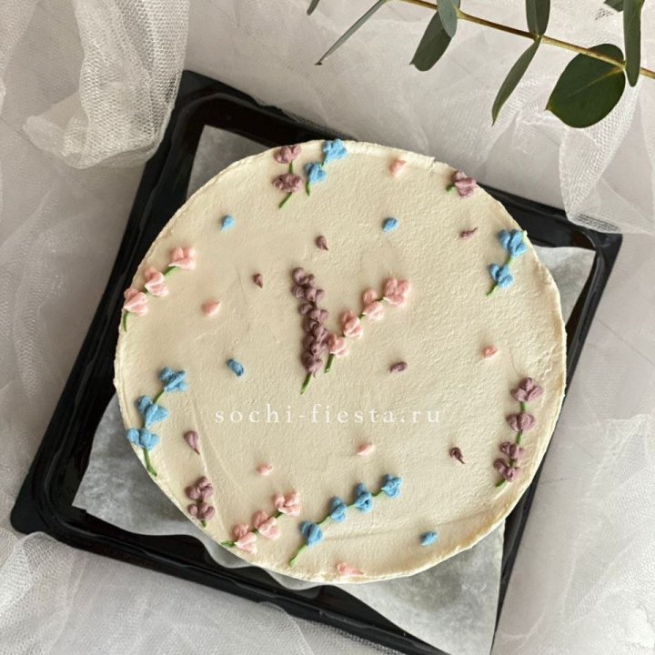 Бенто-торт "Лаванда" в Уфе