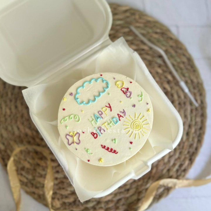 Бенто-торт "С днем рождения!"  в Уфе