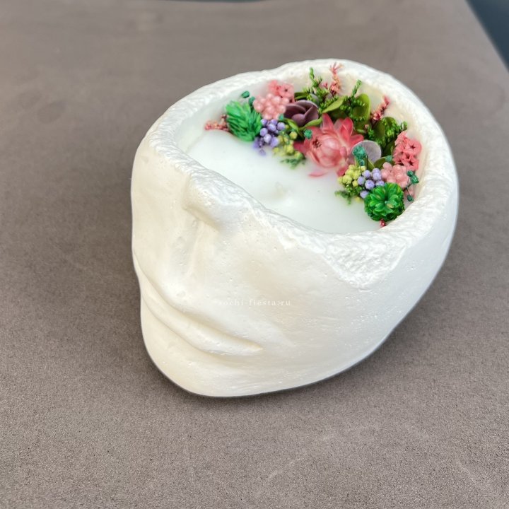 Свеча ароматическая в гипсе  в Уфе