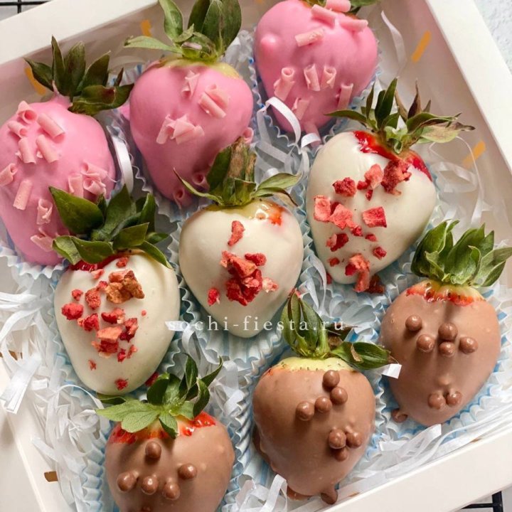 Клубника в шоколаде 9 ягод в Уфе