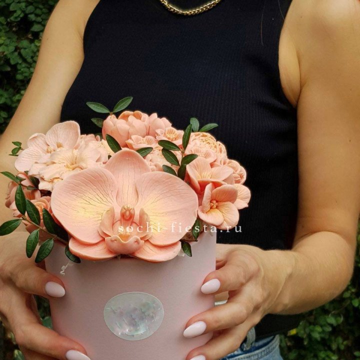 Шоколадный букет Орхидей в Уфе