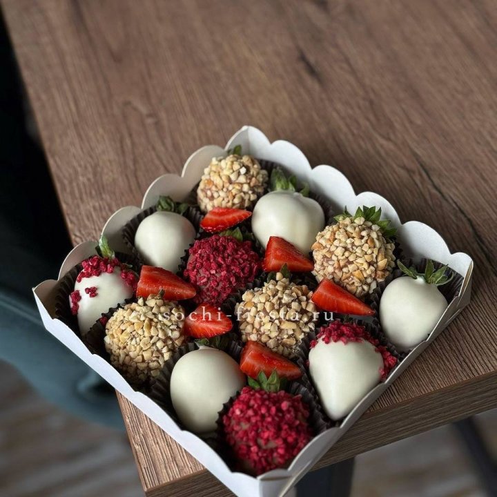 Клубника в шоколаде 12 ягод №2 в Уфе