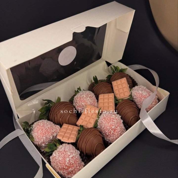 Клубника в шоколаде 10 ягод №2 в Уфе