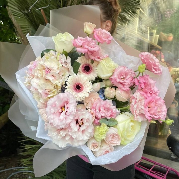 Дизайнерский букет "Лаундж пак" в Уфе