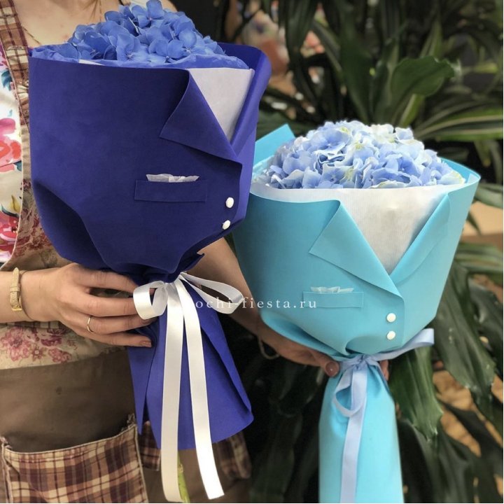 Букет с гортензией с пиджаком в Уфе