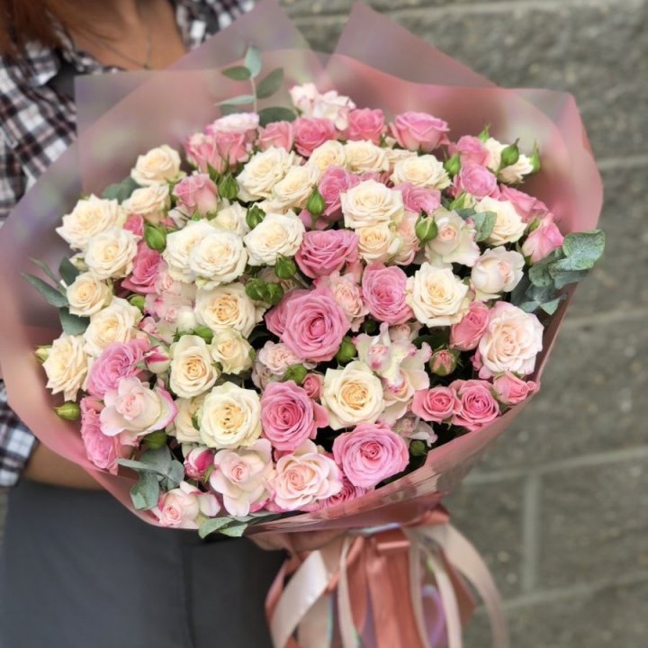 21 кустовая роза в Уфе