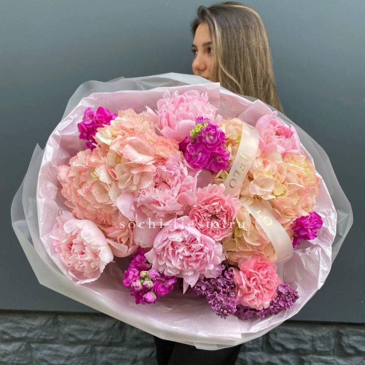 Букет "Фловер пионс" в Уфе