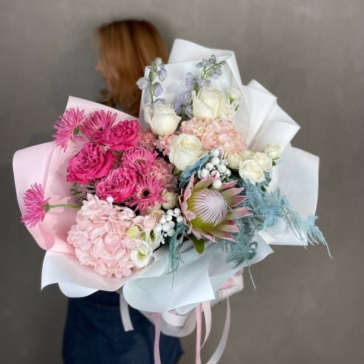 Дизайнерский букет "Фантастик" в Уфе