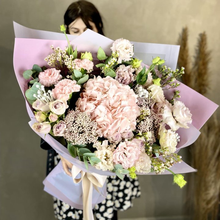 Дизайнерский букет "Трели кримс" в Уфе