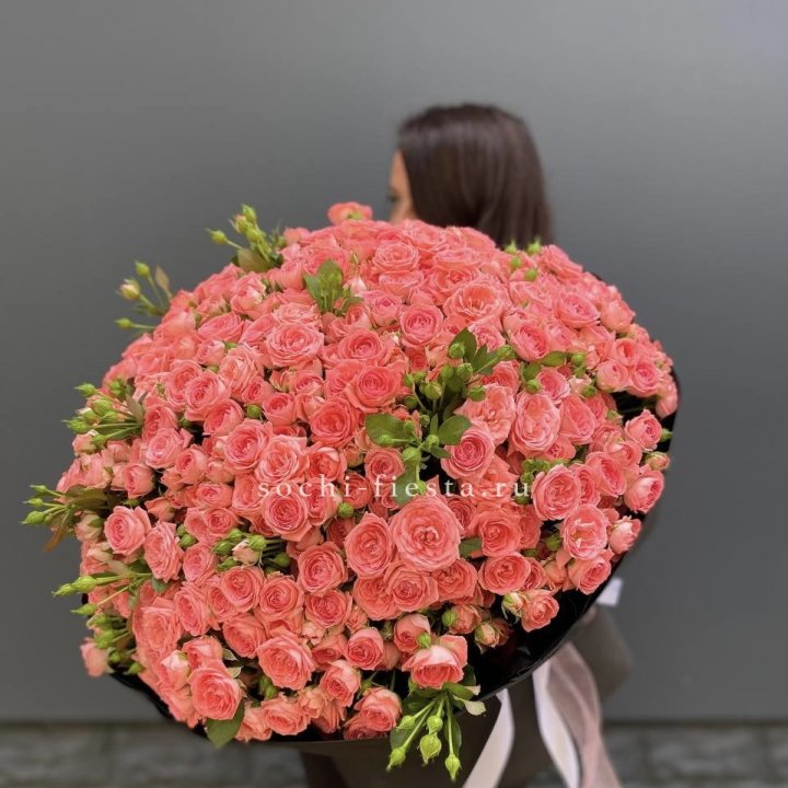 101 кустовая роза Барбадос в Уфе