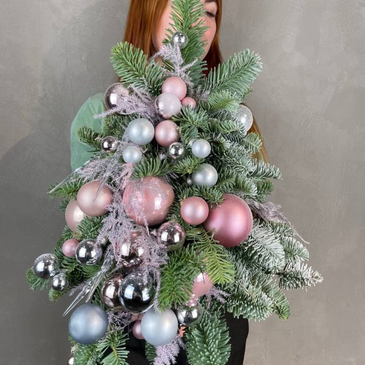 Новогодняя елочка "Розе голд" в Уфе