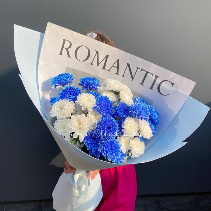 Букет кустовых хризантем  в Уфе