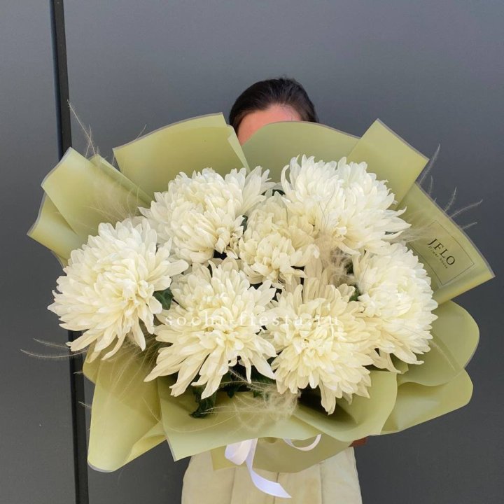 Букет одноголовых хризантем  в Уфе