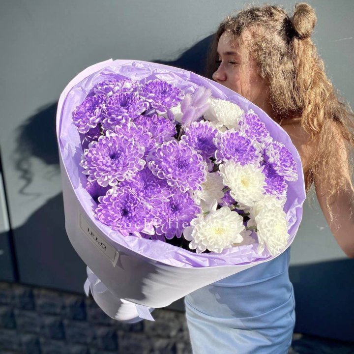  Букет хризантем "Сирена" в Уфе