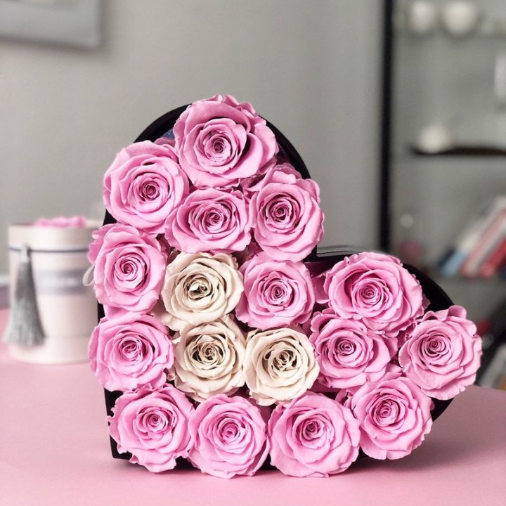 Сердце из роз в Уфе