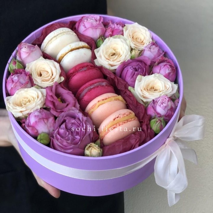 Цветочный бокс "Лаванди" в Уфе