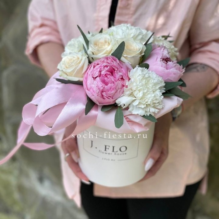 Цветочный бокс мини №2 в Уфе