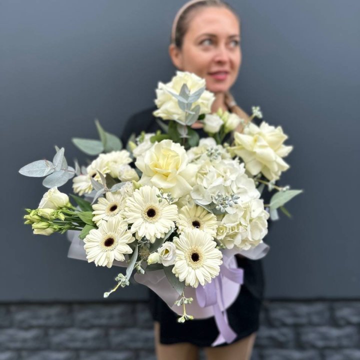 Цветочный бокс "Лавандовый сон" в Уфе