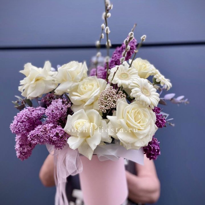 Цветочный бокс "Светлое Воскресенье" в Уфе