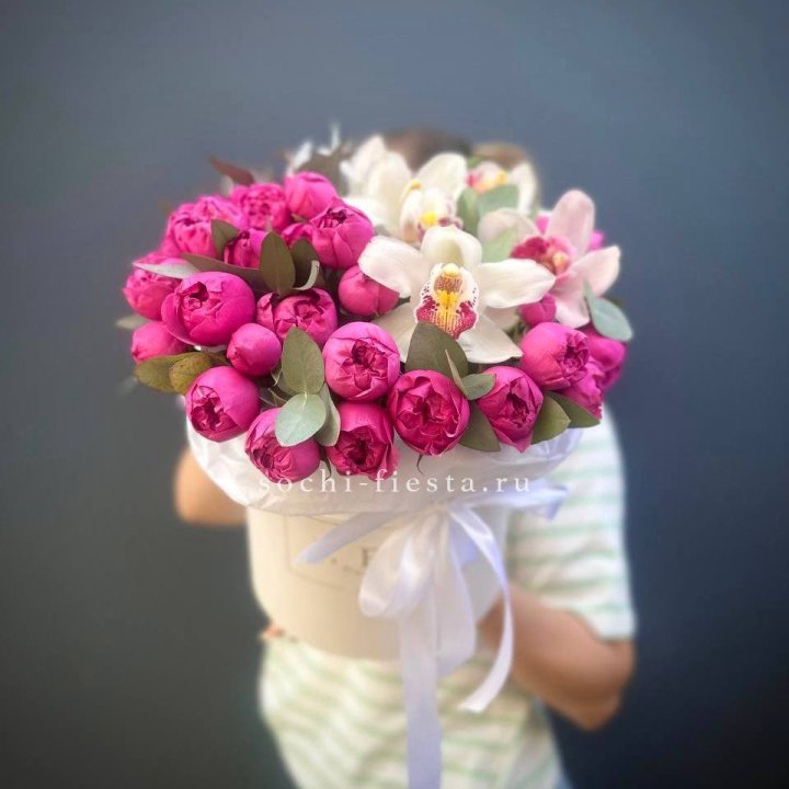 Бокс дуо мисти и орхидеи в Уфе