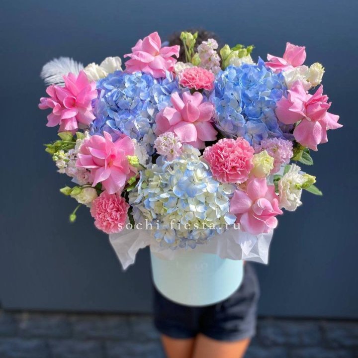 Коробка с цветами "Лемия" в Уфе