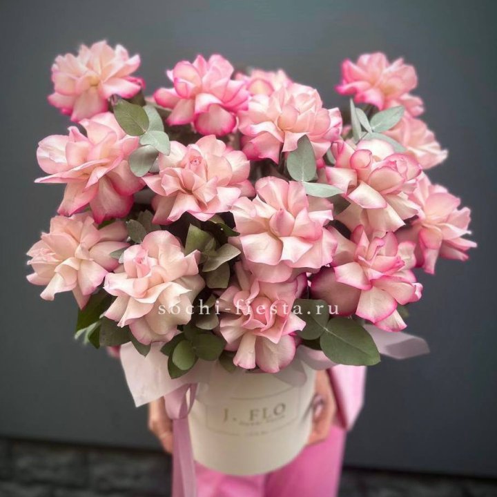 17 Французских  роз Венди в боксе в Уфе