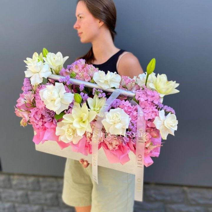 Большой бокс розовый в Уфе