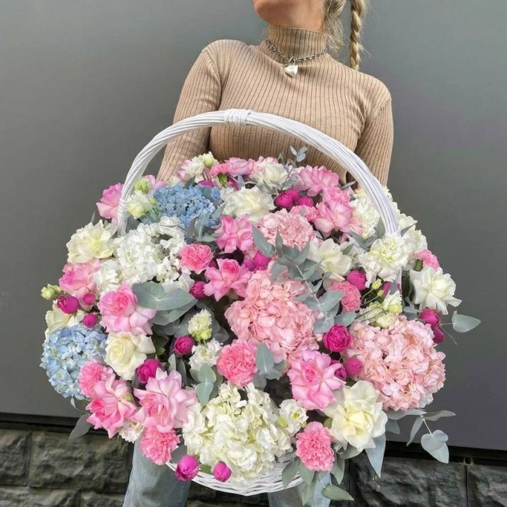 Цветочная корзина №3 в Уфе