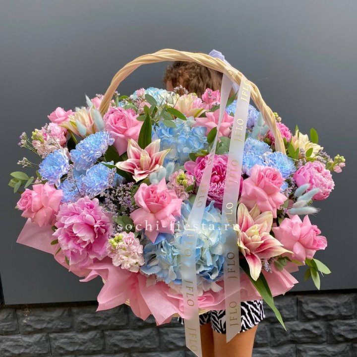 Яркая корзина "Летнее настроение" в Уфе