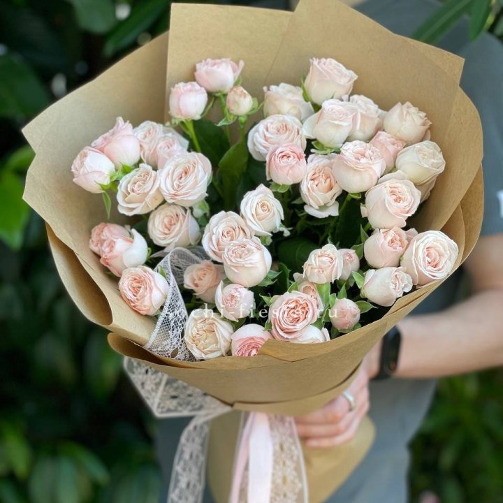 Кустовые розы букет №1 в Уфе