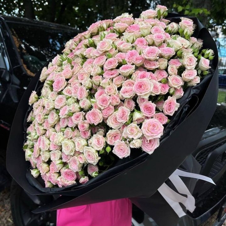 101 кустовая роза "Твистер" в Уфе