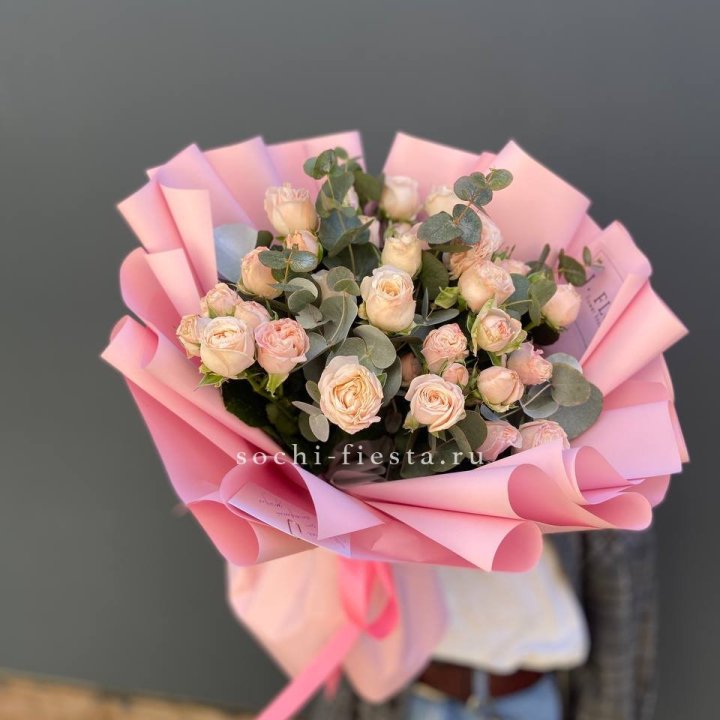 Букет пионовидных роз Cute Love в Уфе