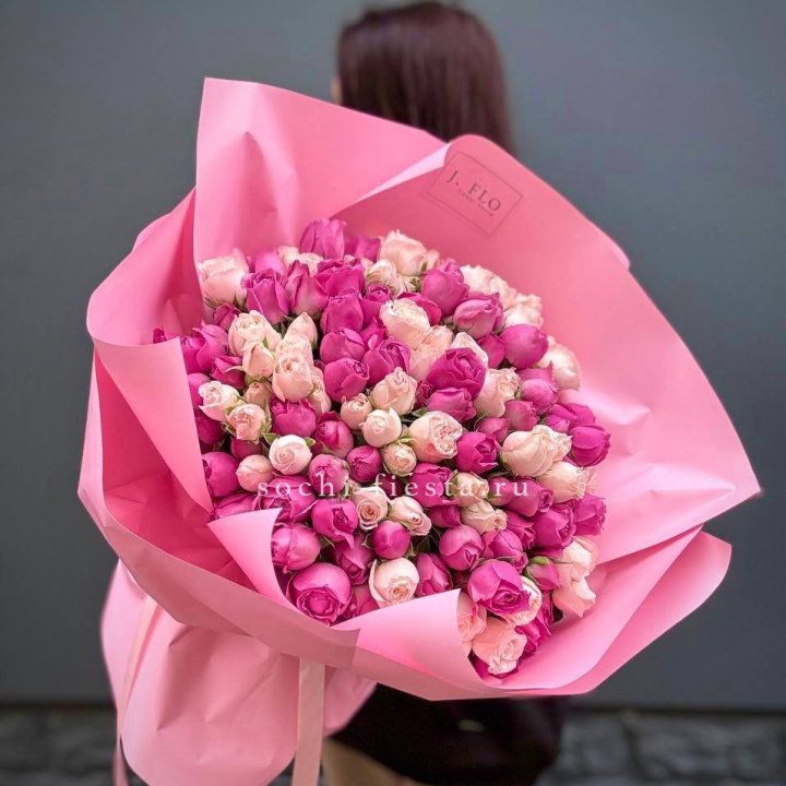 51 кустовая роза  в Уфе