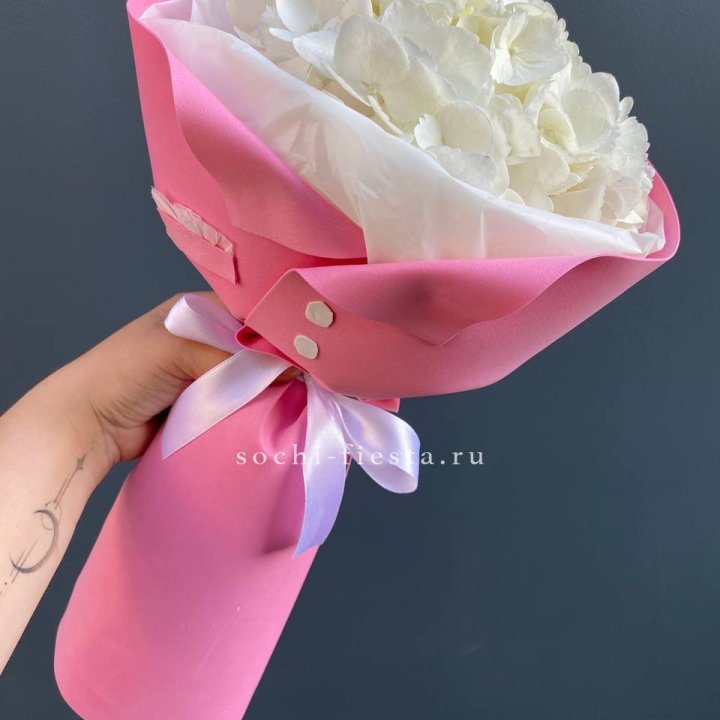 Гортензия в розовом пиджаке в Уфе