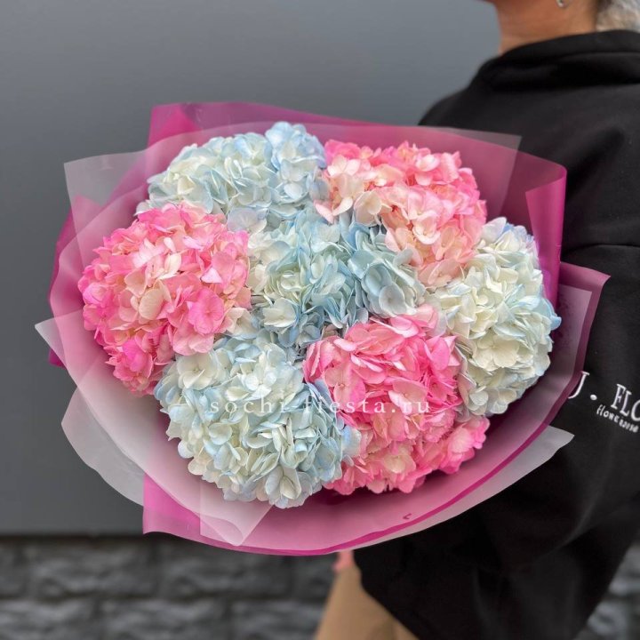 Букет гортензий "Тоника №2" в Уфе