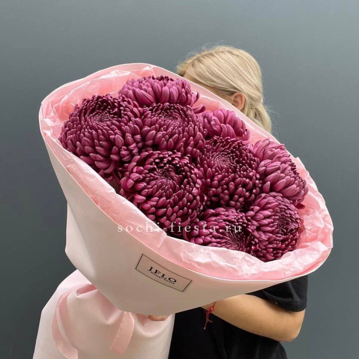 9 хризантем бигуди в Уфе